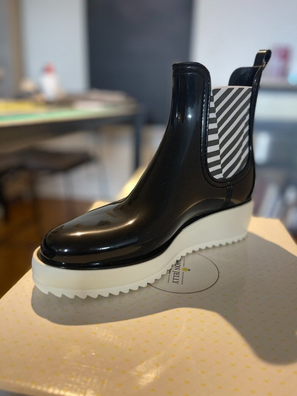 Rain Boots - Lemon Jelly size 39